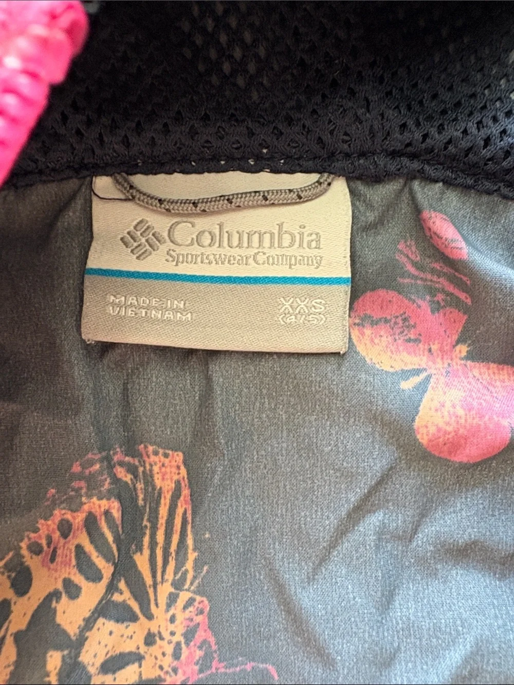 Columbia hooded rain